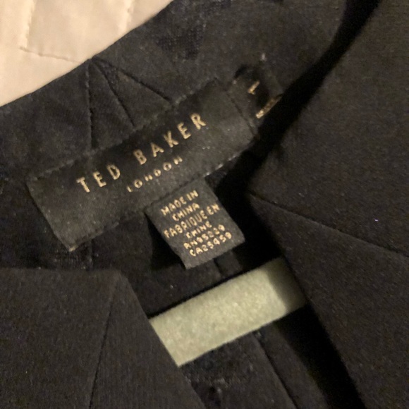 Ted Baker size 1 black dress - Picture 3 of 4